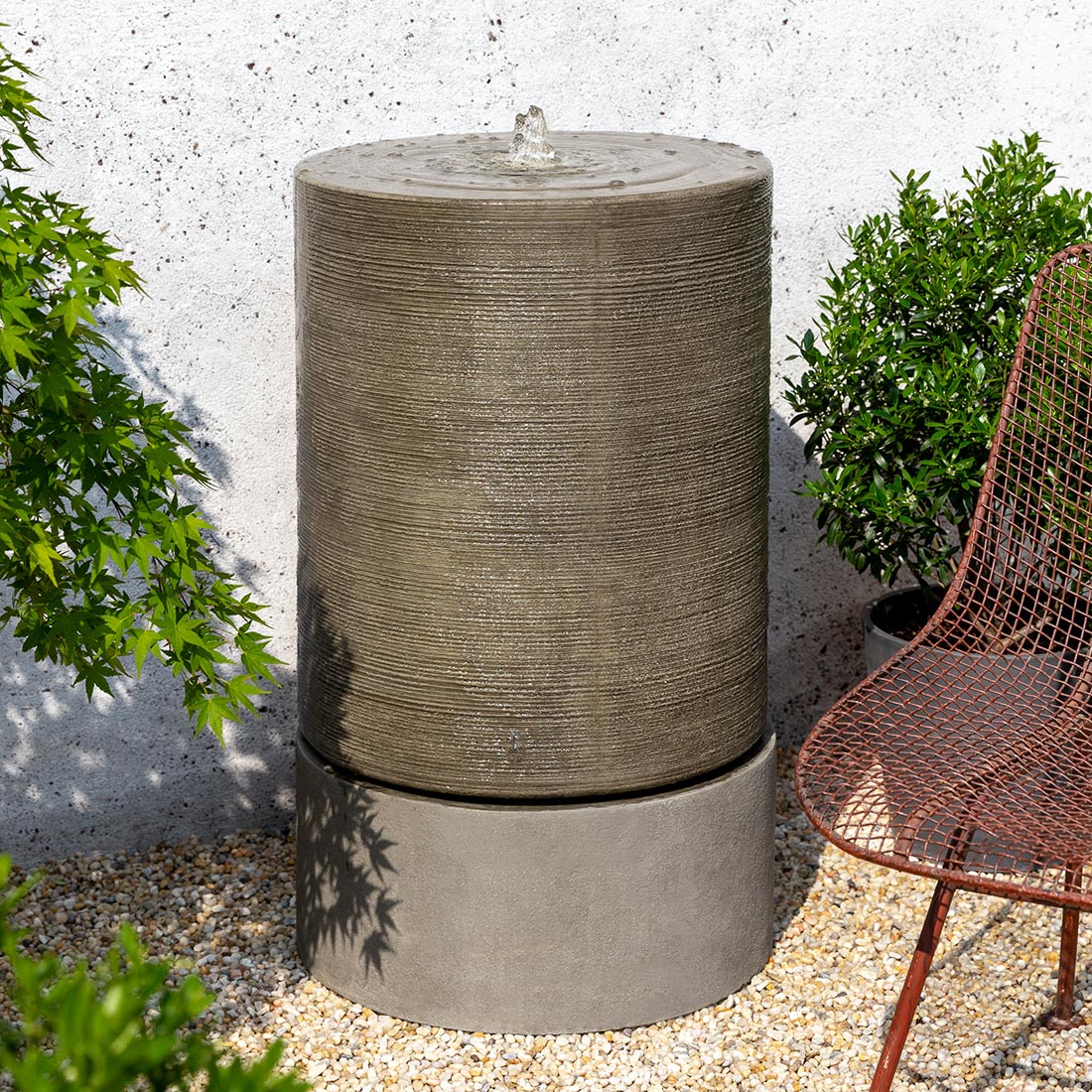 Campania International Large Cylinder Fountain