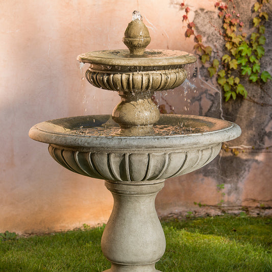 Campania International Longvue Fountain | Two Tier