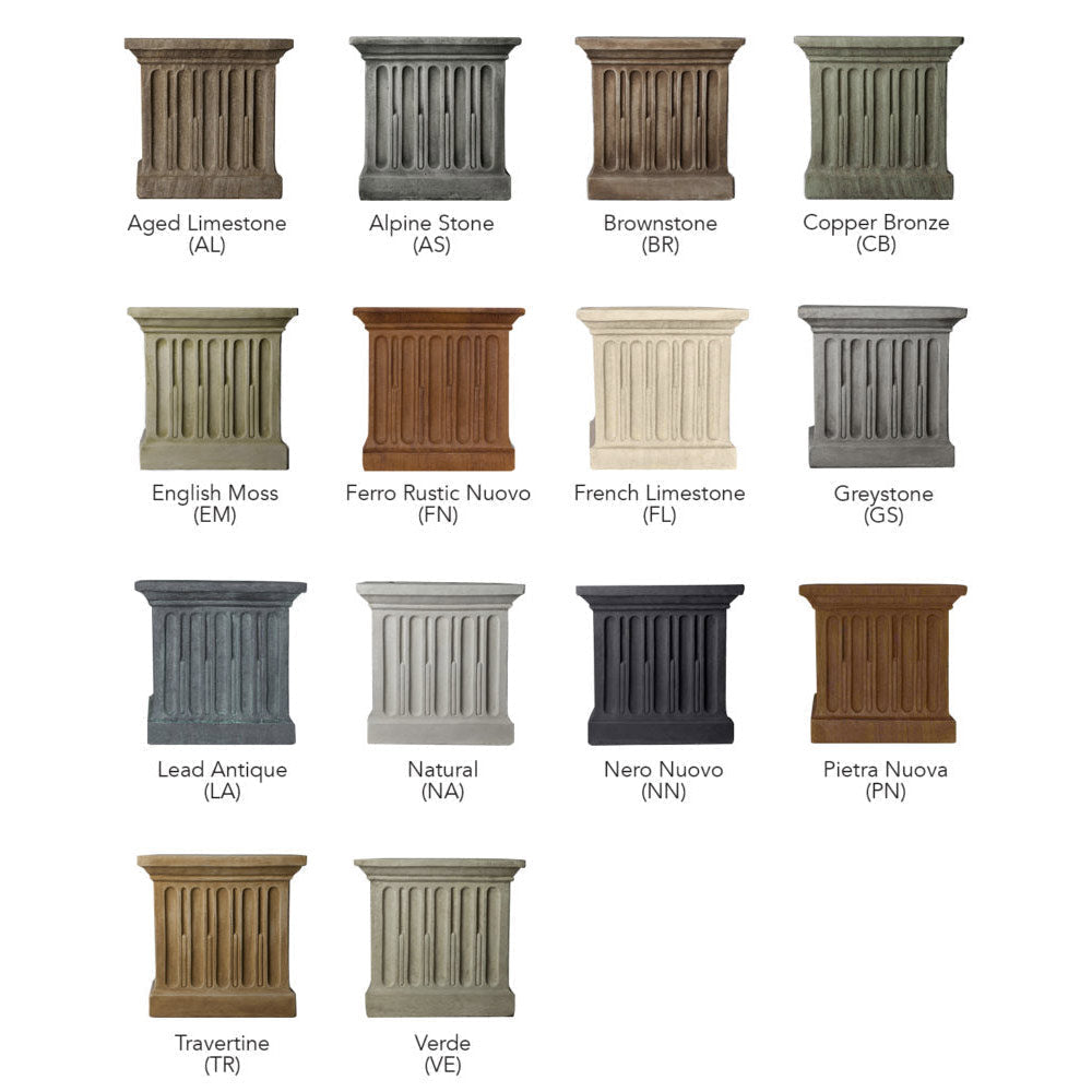 Campania International fountain finish options